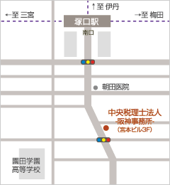 阪神事務所地図
